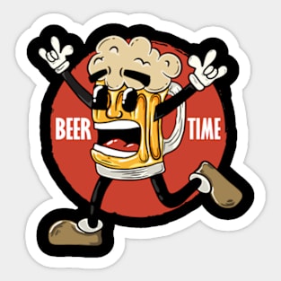 Beer Time Sticker